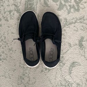 Hey Dude Black Womens Shoe - Size 10